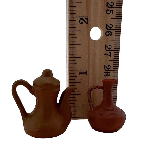 Vintage Fontanini Potter Pitchers Pair Accessory 1999 - Picture 8 of 9